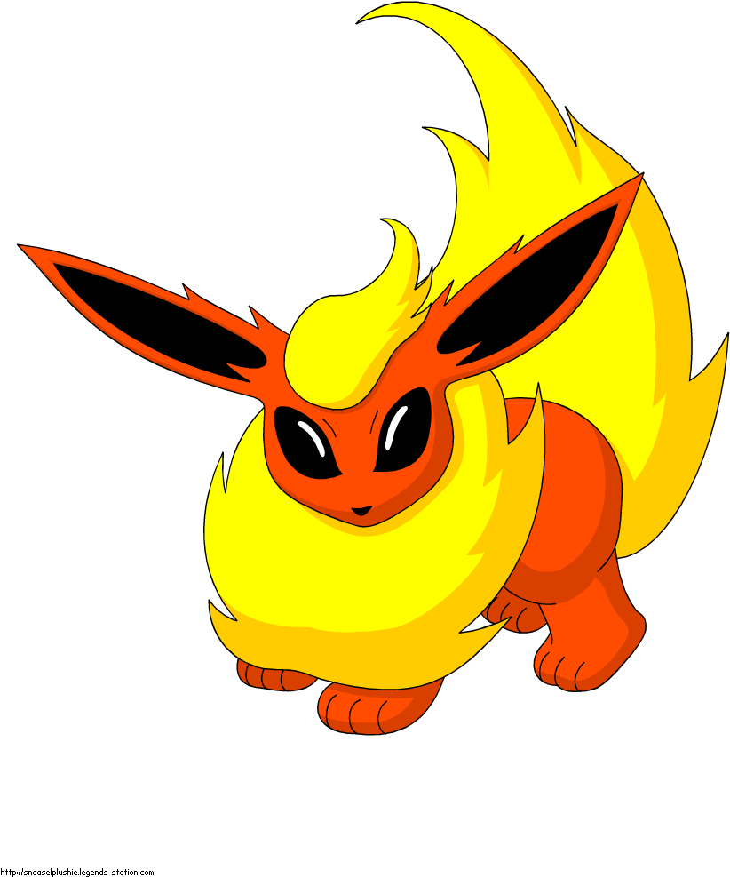 Anime Style - Pokemon Flareon (850x1100)