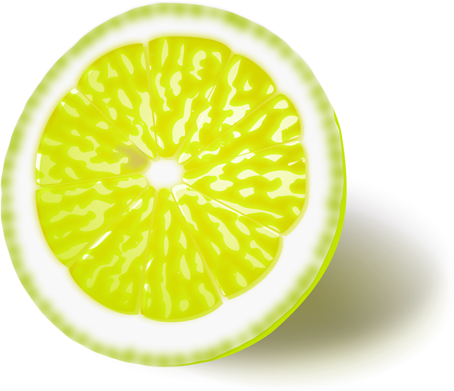 Lemon Slice Png - Lemon Slice Transparent Background (958x795)