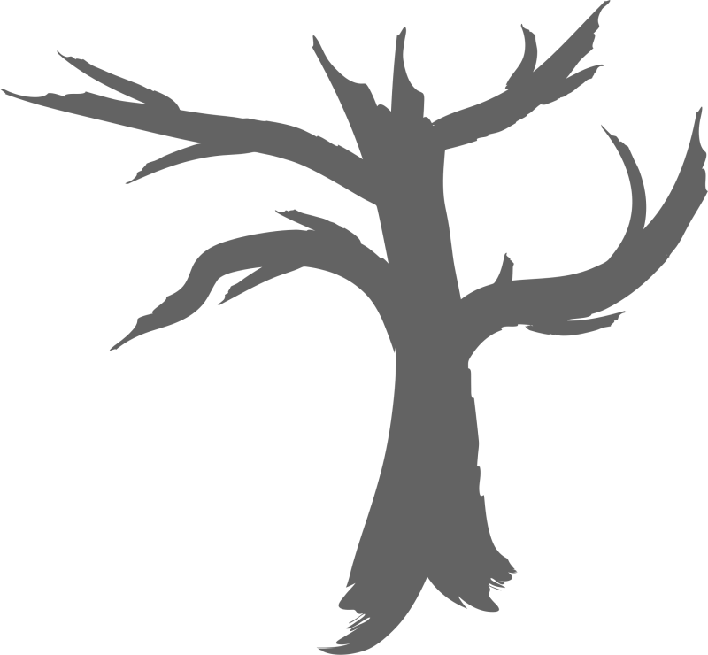 Pin Dead Trees Clipart - Dead Tree Silhouette Clip Art (800x740)
