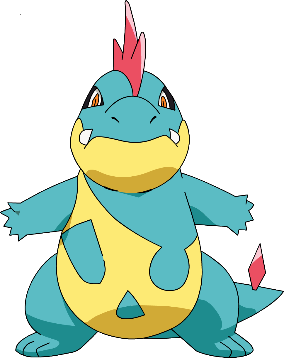 159croconaw Os Anime 2 - Pokemon Croconaw Png (969x1220)