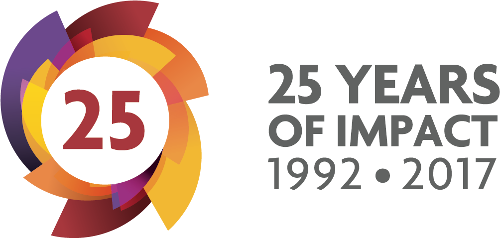 Mi Celebrates 25 Years Of Impact - 25 Years Logo Png (1025x502)
