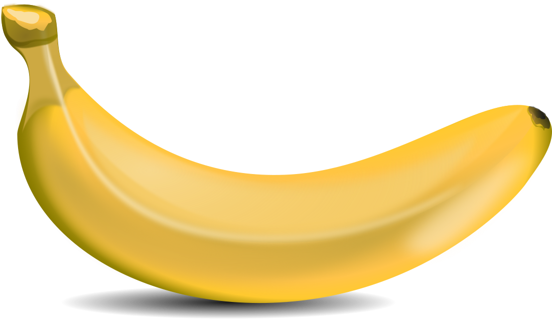 Banaani Clipart - Banana Transparent (1100x636)