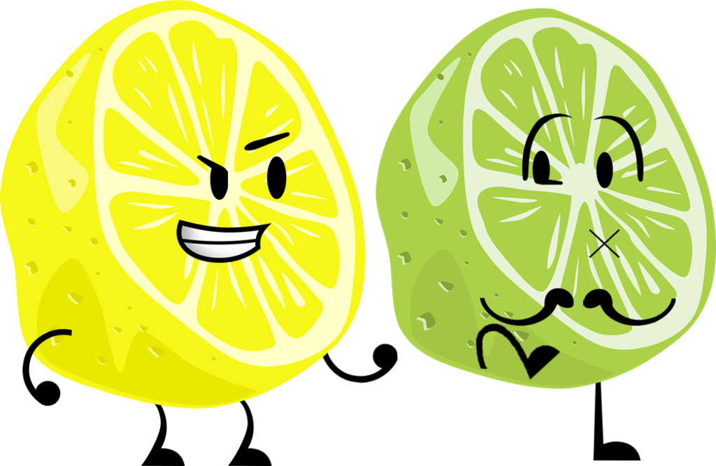 Lemon Clipart Yellow Object - Object Shows Lime And Lemon (1024x667)