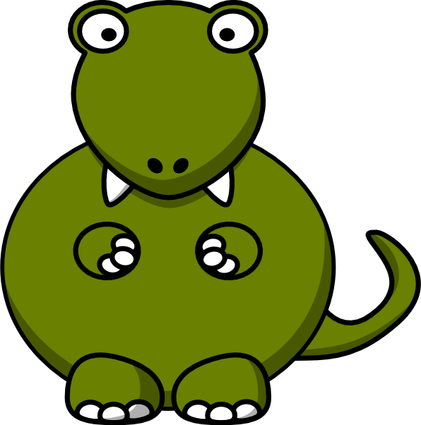 Lisätyt Kuvat - Dinosaur Clip Art (596x602)