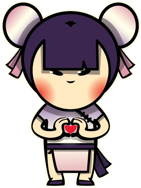 I Love You On Character Design Served - Design (600x830)