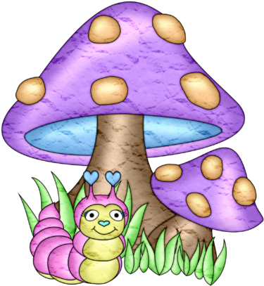 Tubes Printemps / Pâques - Baby Mushroom Art (400x452)