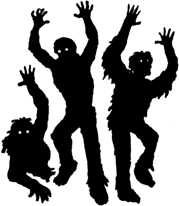 Creepy Tree Cliparts 14, - Zombies Clipart (720x720)