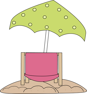 Clipart - Beach - Simple Beach Chair Clip Art (370x400)