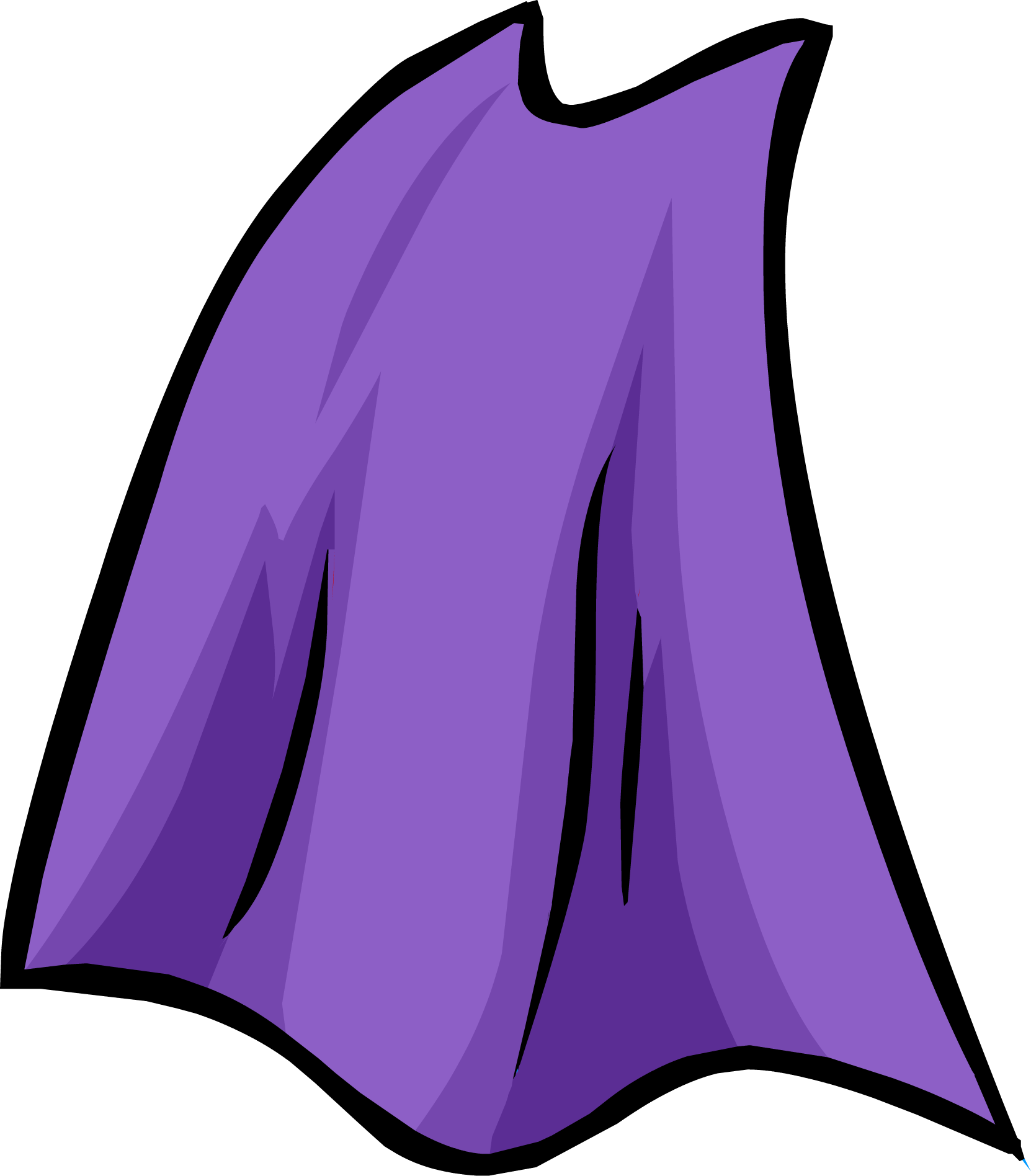 Purple Cape Club Penguin Wiki Fandom Powered By Wikia - Capa Violeta (1662x1896)