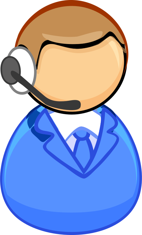 Get Notified Of Exclusive Freebies - Customer Service Clip Art (482x800)