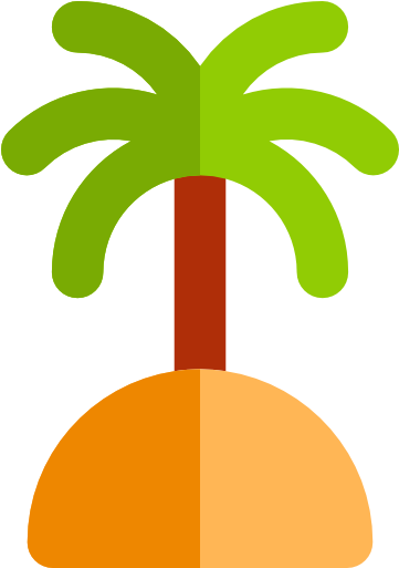 Excellent Palm Tree Free Icon With Palm Tree Top View - Palm Icons (512x512)