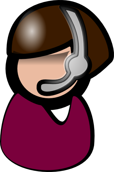 Customer Service Clip Art At Clker - Customer Representative Clip Arts (396x596)