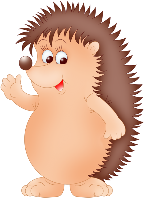 Ёжик Пнг - Hedgehog Clipart (525x700)