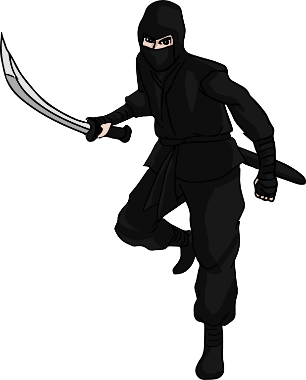 Ninja - Ninja Clipart Png (618x768)