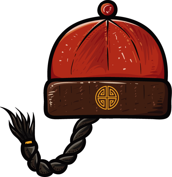 Vector Chinese Hat - Nón Trung Quốc (585x600)