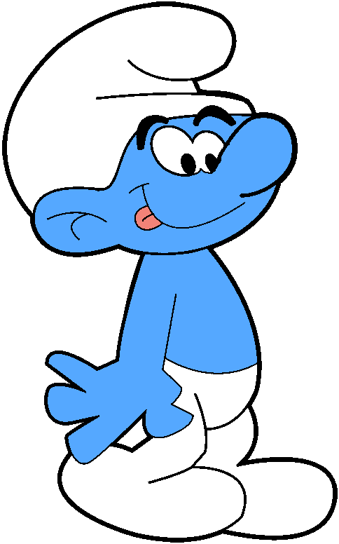 Greedy Smurf - Smurf Step By Step (484x776)