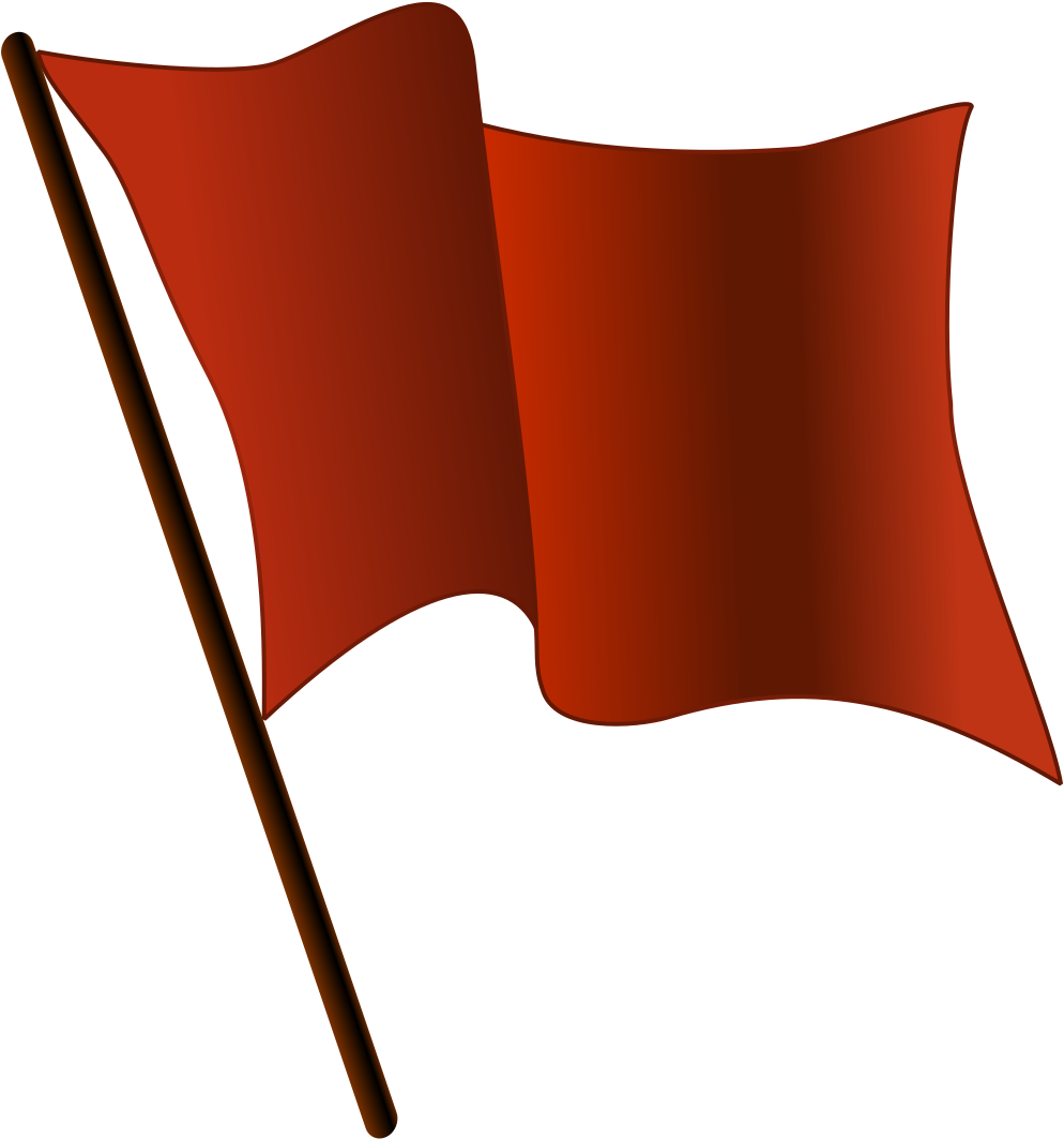 223 × 240 Pixels - Waving Red Flag Gif (1000x1076)