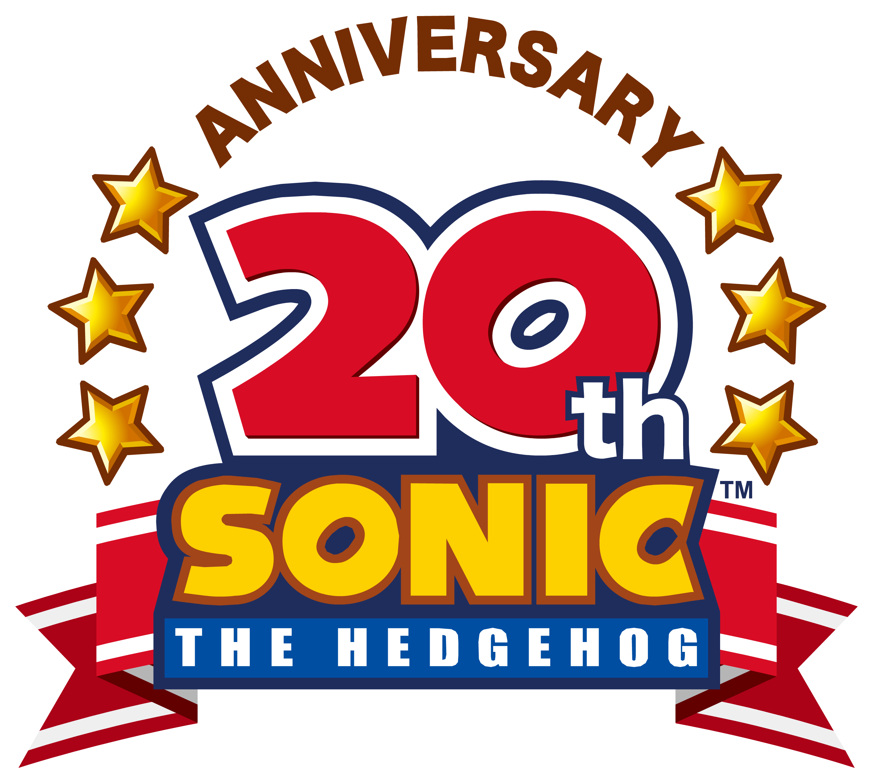 Sonic 20th Anniversary - Sonic 20th Anniversary Logo (2832x2538)