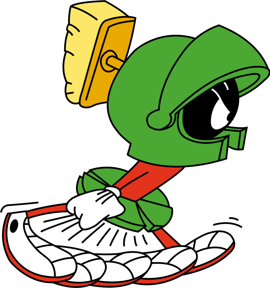 Best Of Marvin The Martian Clip Art Medium Size - Marvin Martian Looney Tunes (938x998)