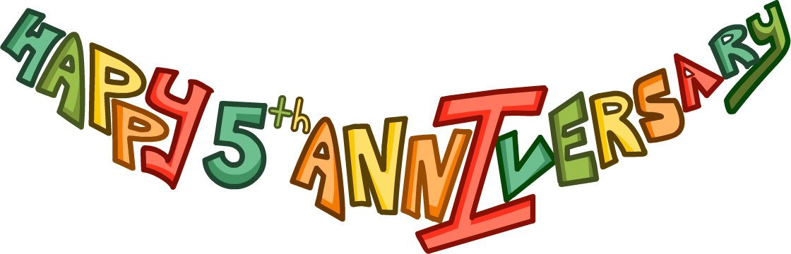 5th Anniversary Party Logo - 5th Anniversary Image Png (1120x360)