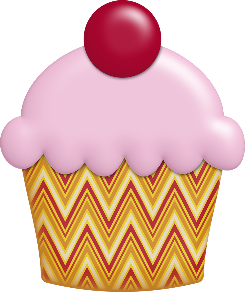 See Here Cupcake Clipart Black And White Free Download - Cupcake (859x1024)