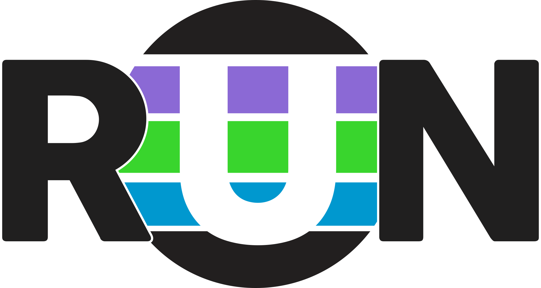 U Run Logo Transparent - Design (2075x1104)