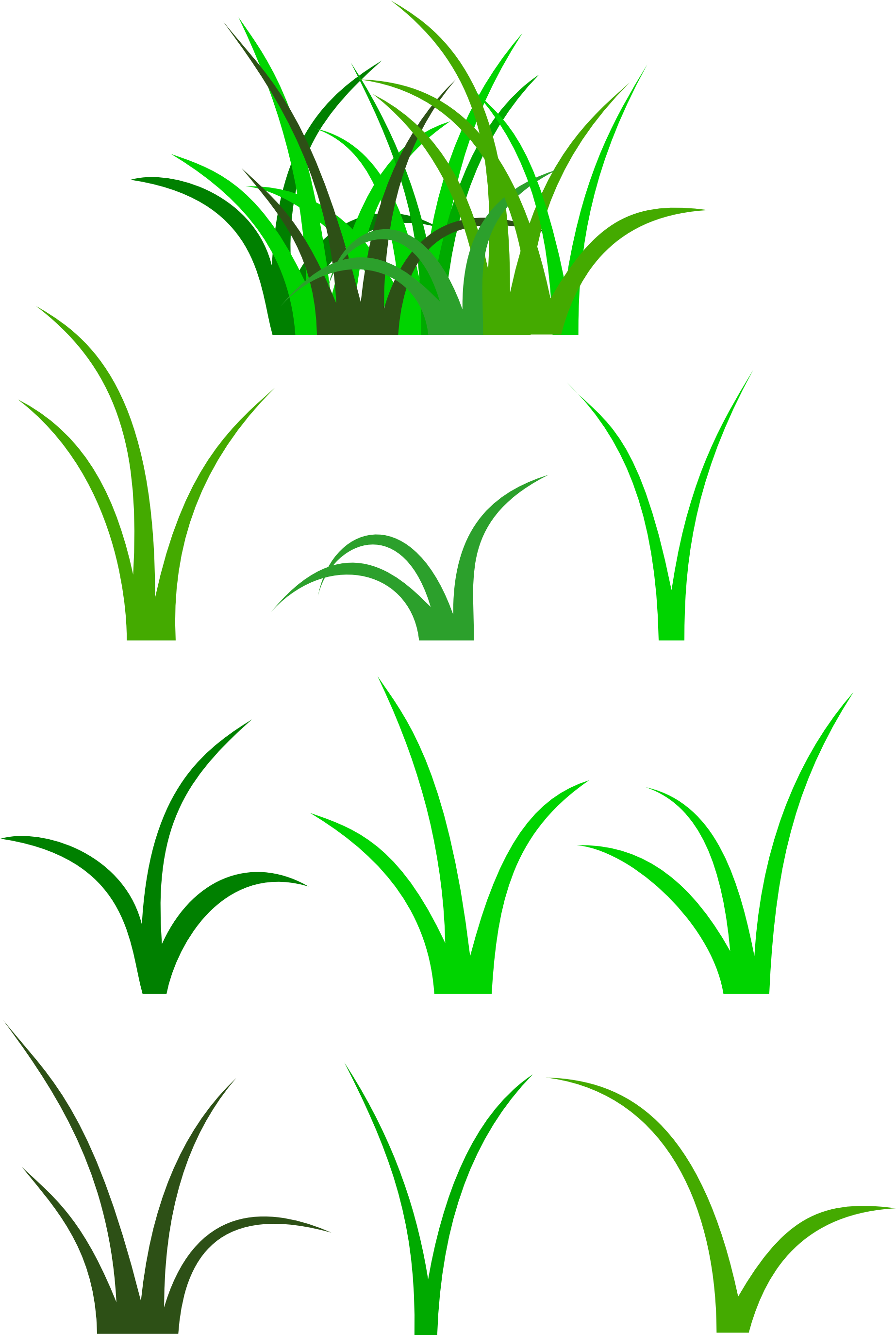 Peg - Clipart - Grass Patch Clipart (1979x2771)
