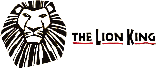 The Lion King Clipart Logo - Lion King Musical Book (618x278)