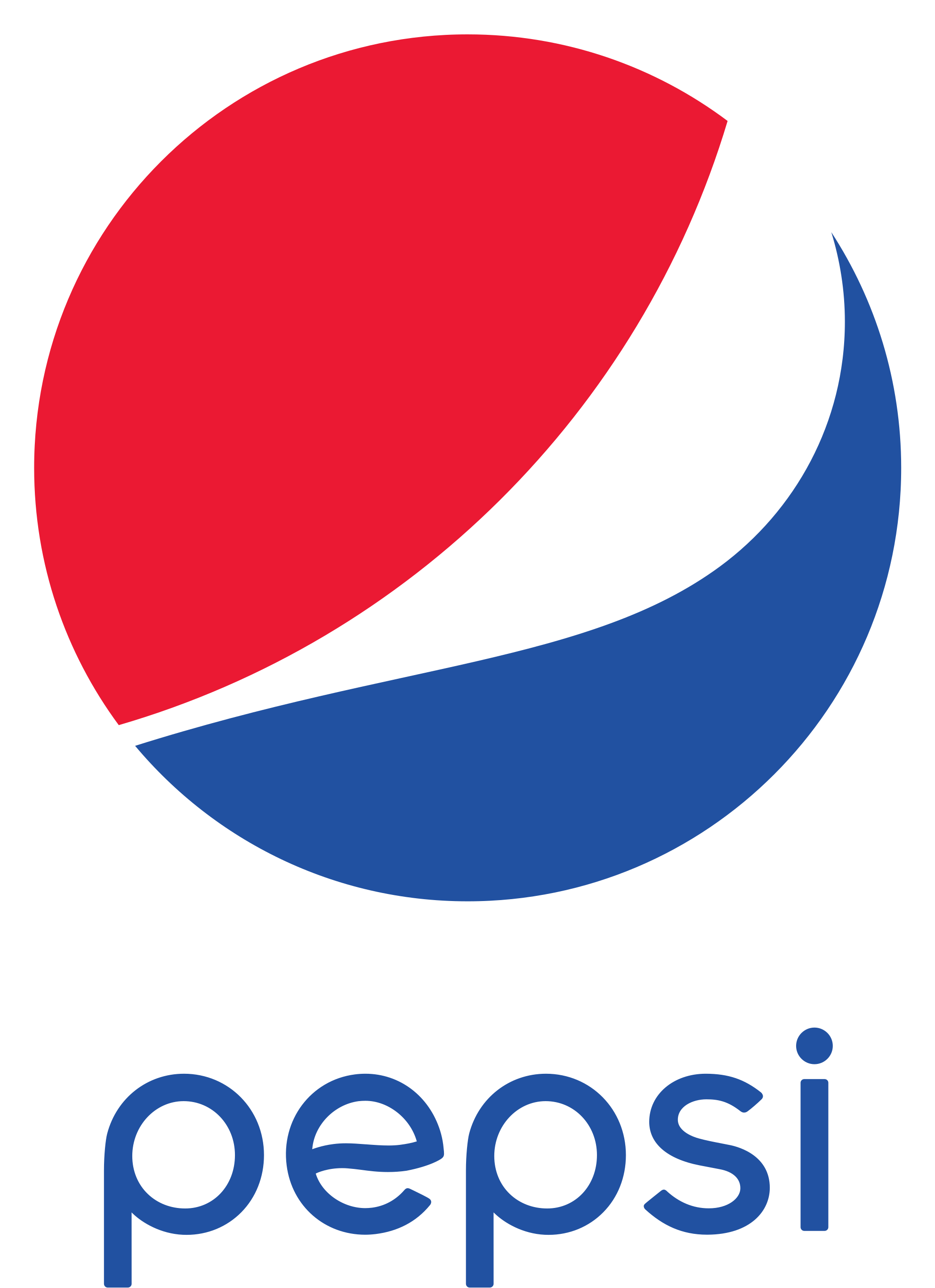 The Current Pepsi Logo With The "smiling" Pepsi Globe - Pepsi Logo Png (2000x2752)