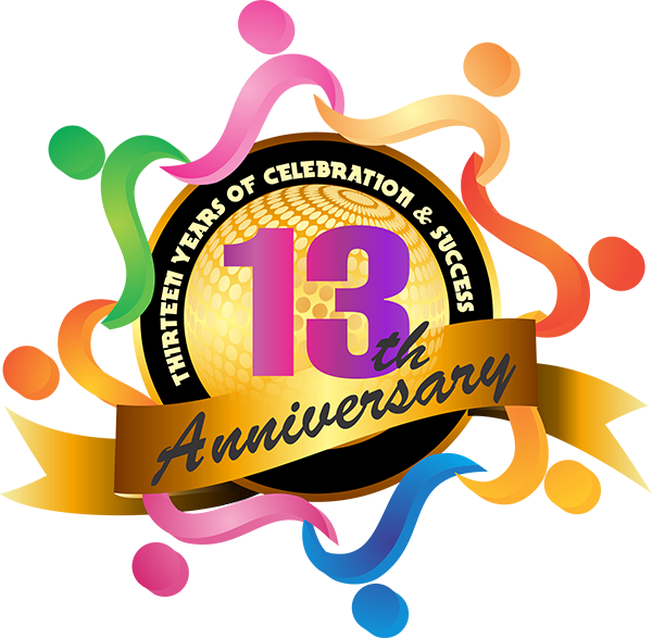 Cheap Web Hosting Server India - 13th Anniversary Logo Png (600x587)