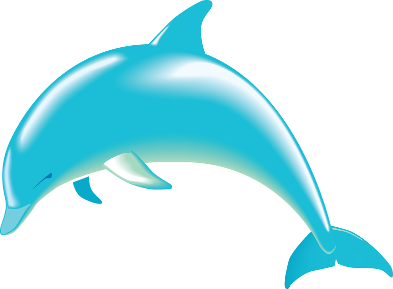 The Sea Clipart Transparent - Jumping Dolphin Clip Art (781x575)