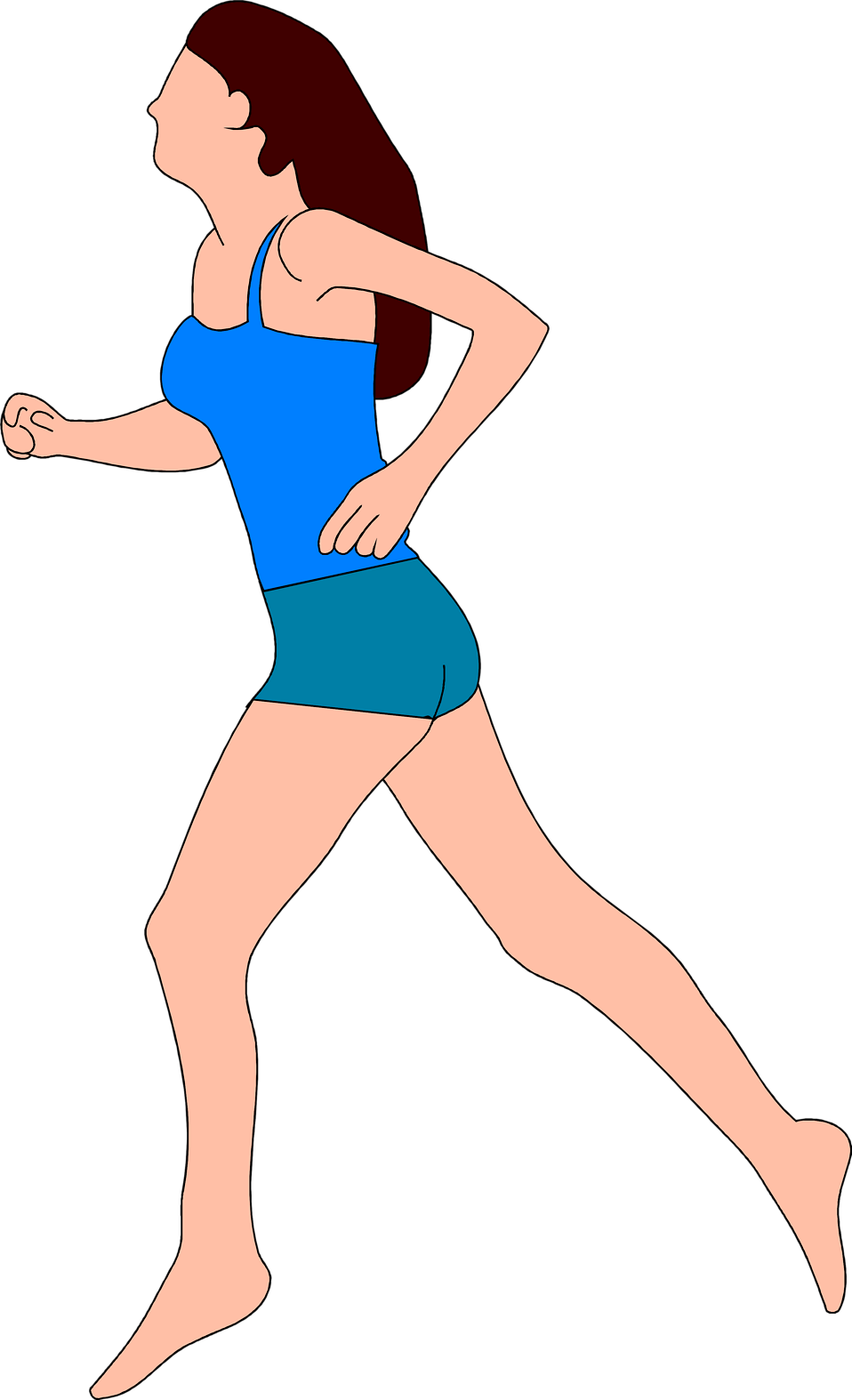 Cartoon Girl Running Gif (958x1574)
