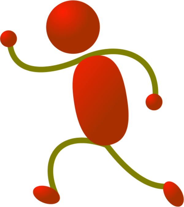 Stick Figure Running Animation Clip Art - Stick Figure Running Animation Clip Art (600x678)