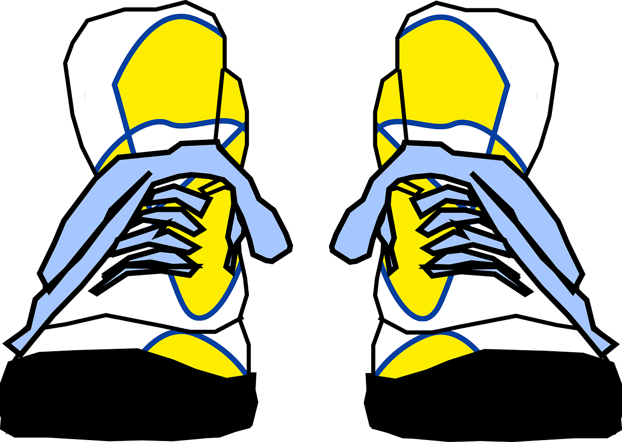 Running Sneaker Clip Art High Heel Shoe Clipart - Sneakers Clip Art (1280x910)