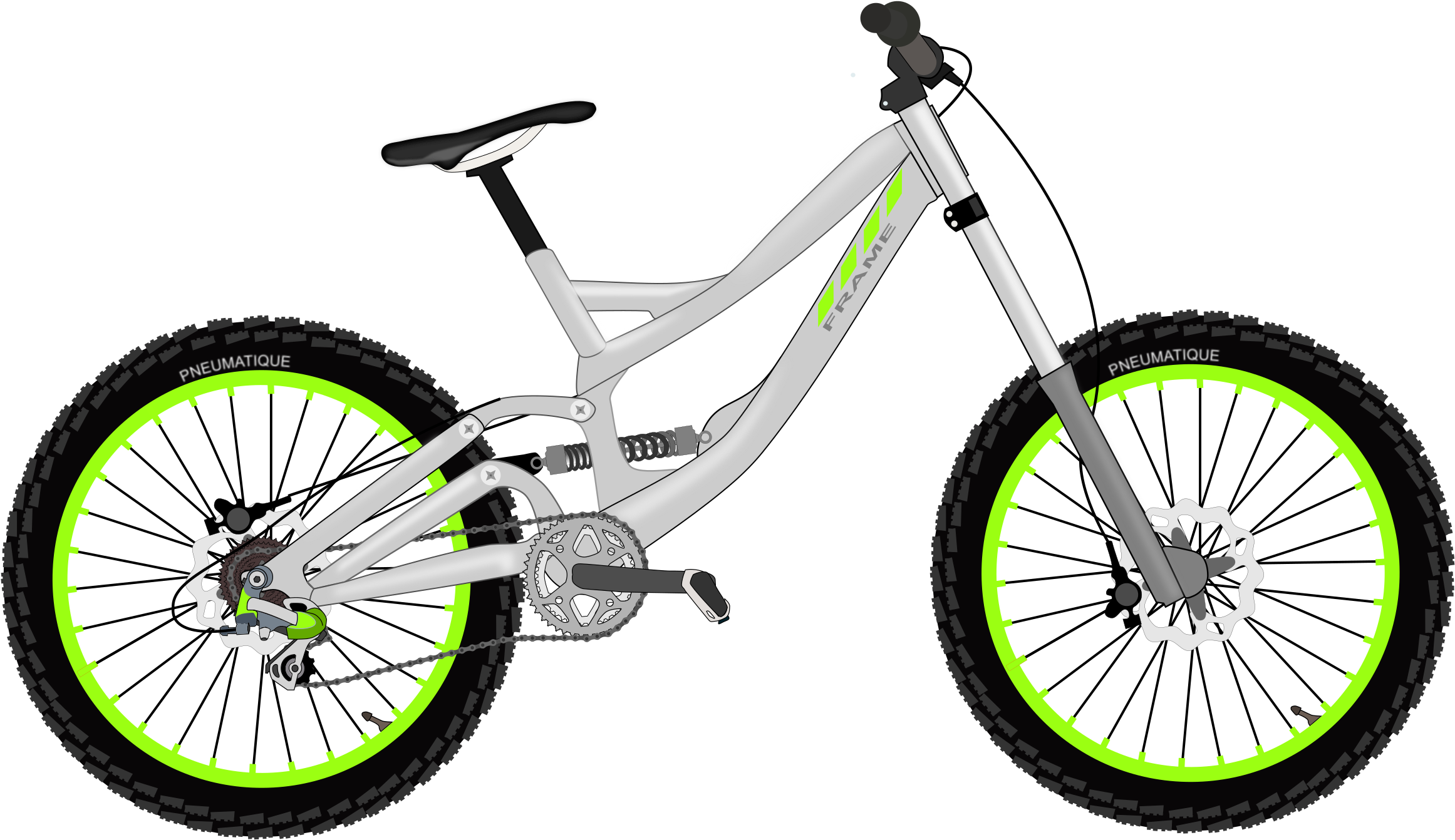 Bike - Clipart - Rocky Mountain Rmx 2007 (1090x750)