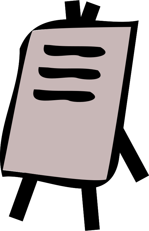 Get Notified Of Exclusive Freebies - Free Clip Art Flip Chart (1552x2400)