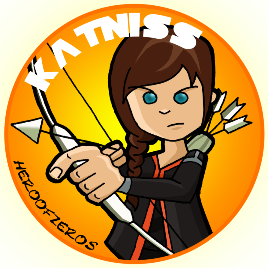 The Hunger Games - Hunger Games Katniss Mockingjay Cartoon (893x894)