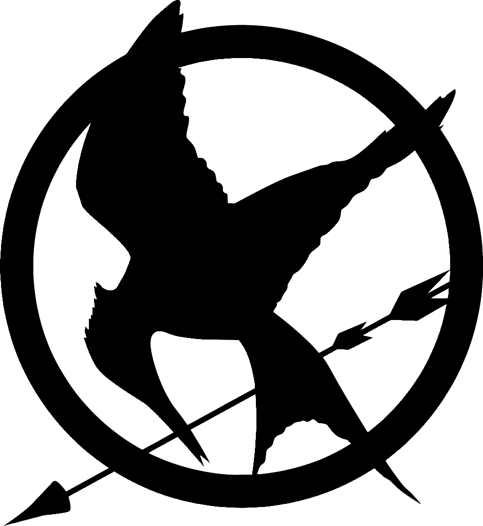 Tordo Jogos Vorazes Preto E Branco - Stare At The Dot (940x1024)