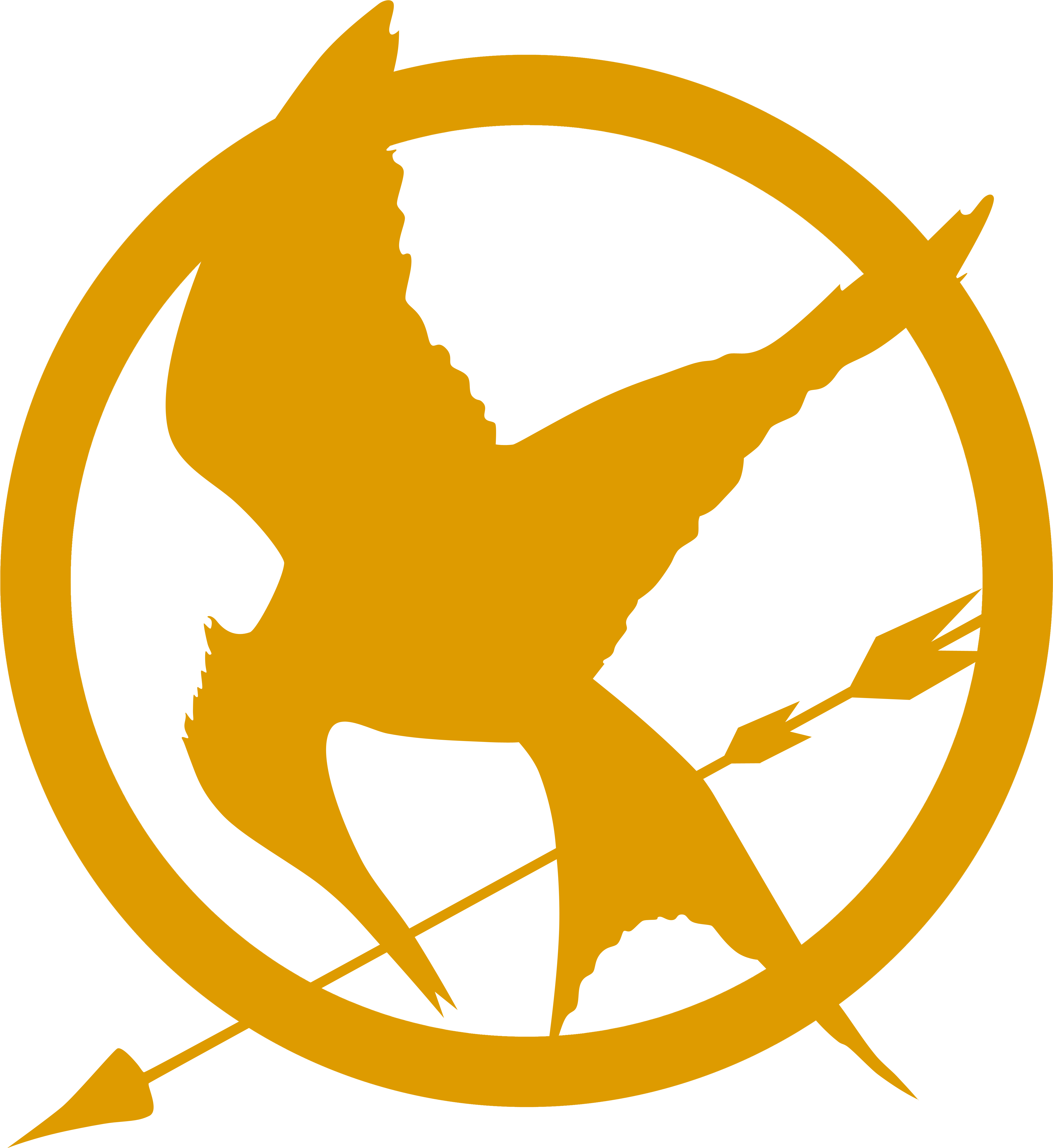 Hunger Games Design By Stefanthepribic Hunger Games - Stare At The Dot (5000x5000)