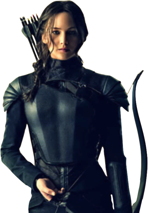 Katniss Everdeen Transparent Png Image - Katniss Everdeen Png (496x714)
