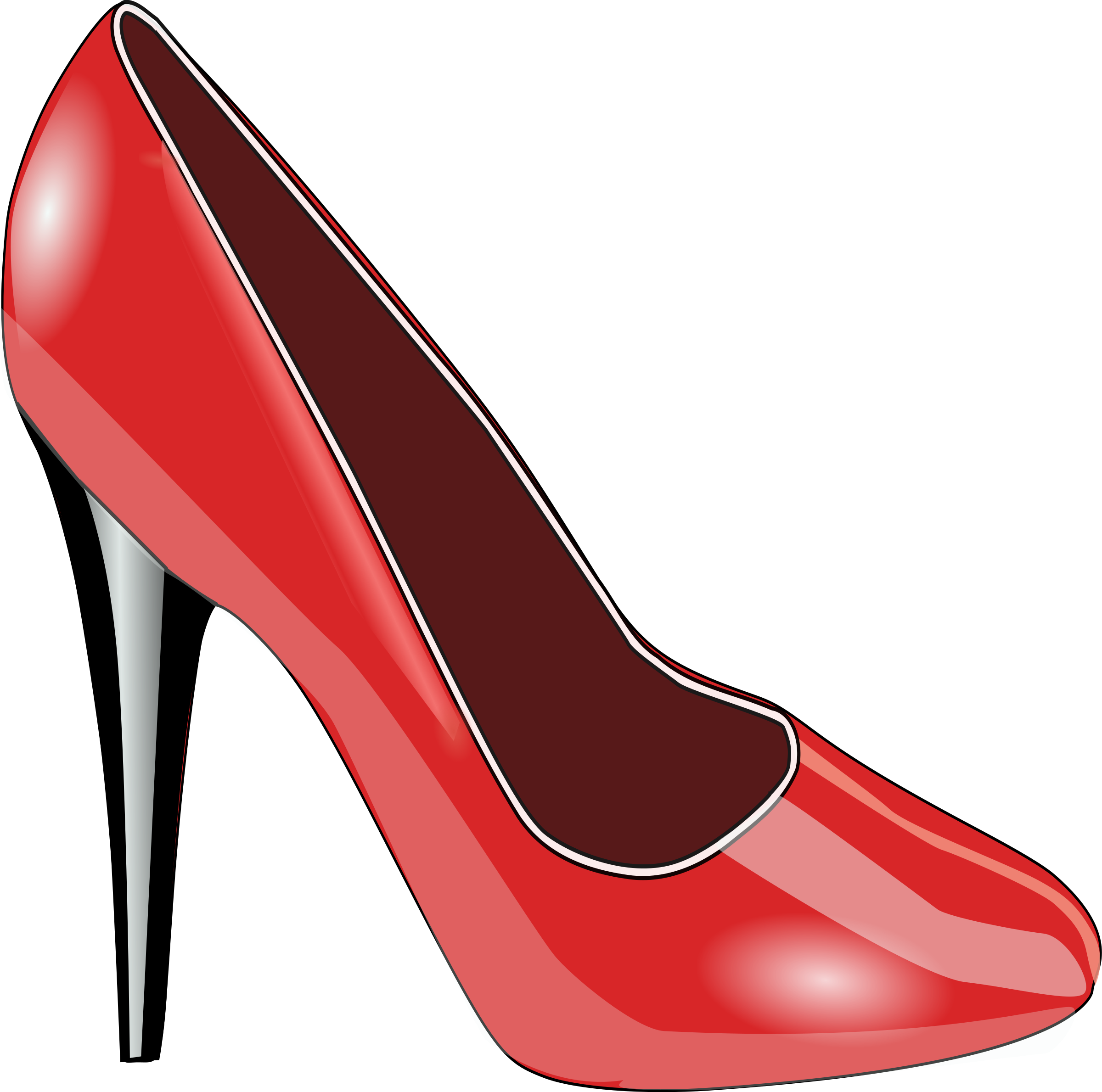 Clipart Red Shoe - Red Shoe Clipart (2400x2379)