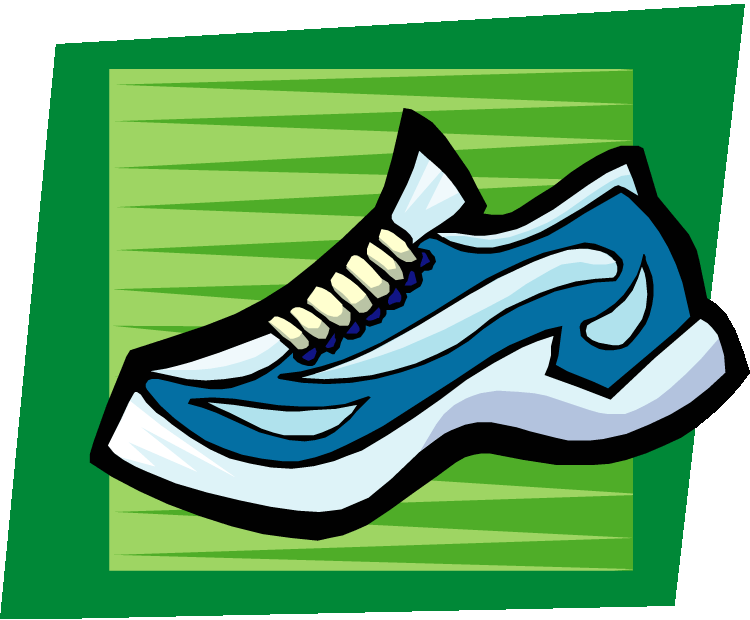 Running Shoe Clip Art (750x620)