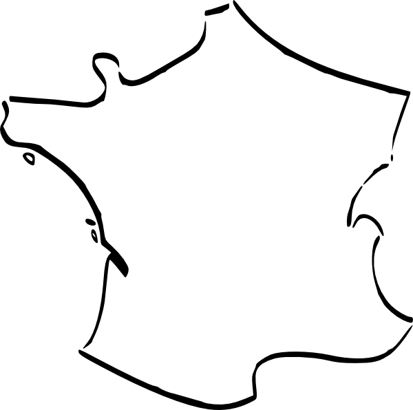 Carte - Carte De France Clipart (600x596)