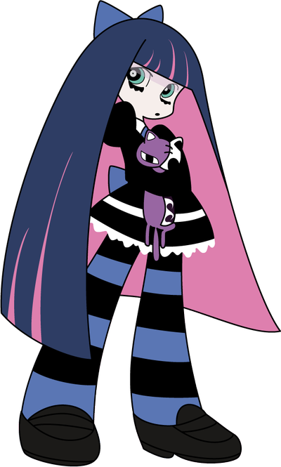 Stocking Anarchy - Panty & Stocking With Garterbelt Pin (400x665)