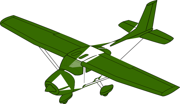 Cessna 172 Sketch Clip Art At Clker - Cessna 172 Clipart (600x349)