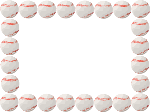 Baseball Borders For Microsoft Word (600x449)