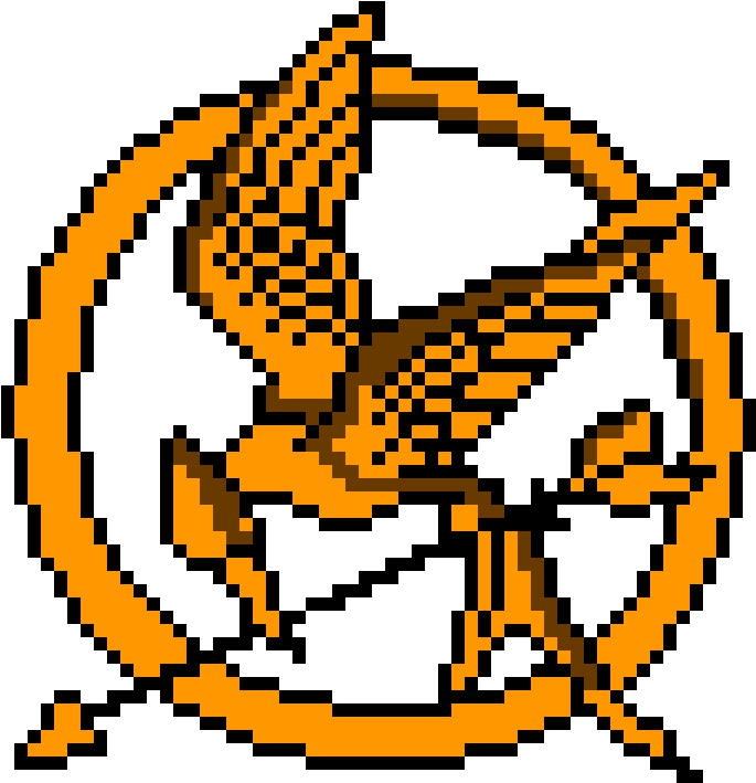 Hunger Games Symbol ~ Ben - Pixel Art Hunger Games (1200x1200)