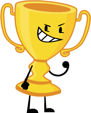 Knife2017pose Trophy2017pose - Battle For Dream Island Trophy (322x394)