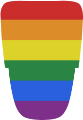 Gay Pride Rainbow Flag Stripes Women's Running Shoes - Graphic Design (500x500)