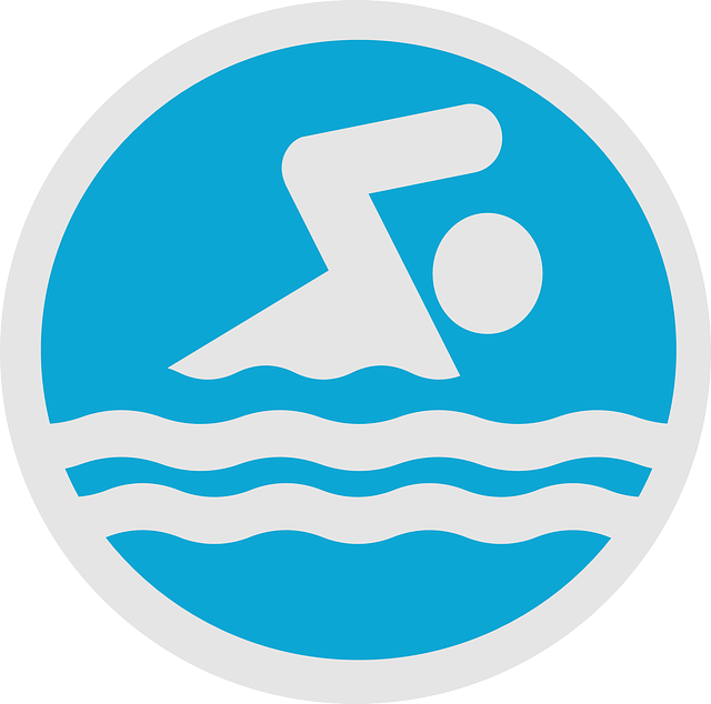 Swim Party Logo Clip Art - Swimming Lessons Clip Art (640x634)